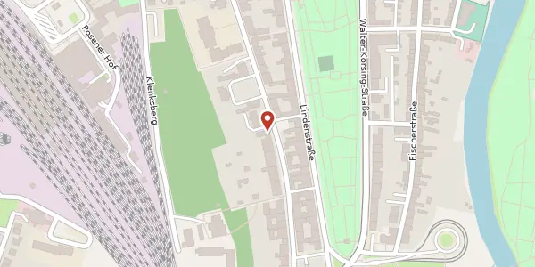 Karte der Umgebung von Gubener Str. 16, 15230 Frankfurt