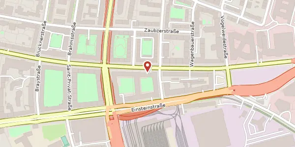 Karte der Umgebung von Prinzregentenstr. 130, 81677 München