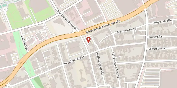 Karte der Umgebung von Prinzenstr. 1, 41065 Mönchengladbach