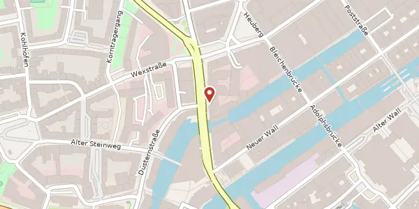 Karte der Umgebung von Stadthausbrücke 8, 20355 Hamburg