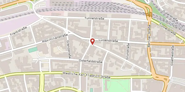 Karte der Umgebung von Durlacher Straße 35, 75172 Pforzheim