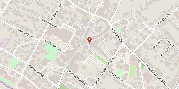 Karte der Umgebung von Rosenstr. 15, 33790 Halle
