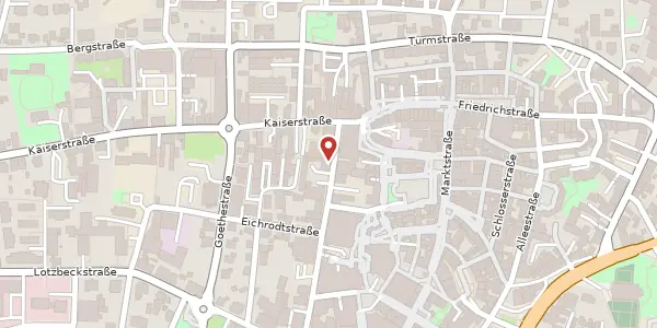 Karte der Umgebung von Schillerstraße 4, 77933 Lahr/Schwarzwald