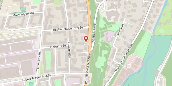 Karte der Umgebung von Wolfratshauser Str. 50, 81379 München