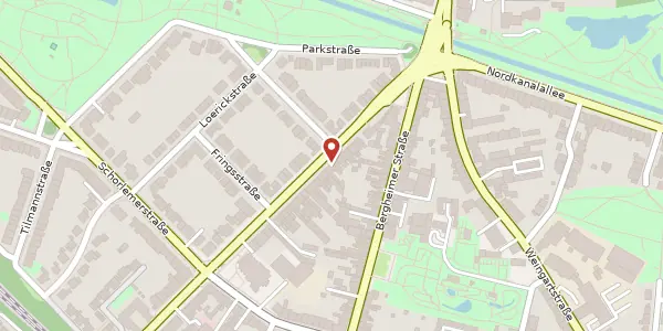 Karte der Umgebung von Jülicher Str. 25, 41464 Neuss
