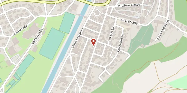 Karte der Umgebung von Gartenstraße 14, 78567 Fridingen