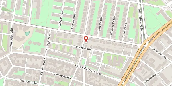 Karte der Umgebung von Moselstr. 12, 68167 Mannheim