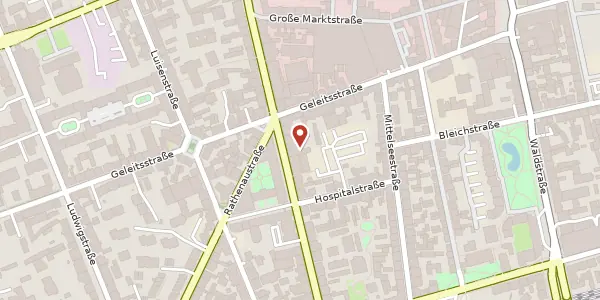 Karte der Umgebung von Kaiserstraße 29, 63065 Offenbach