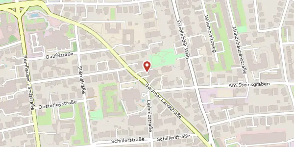 Karte der Umgebung von Geismar Landstraße 19a, 37083 Göttingen