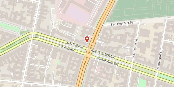 Karte der Umgebung von Mehringdamm 38, 10961 Berlin