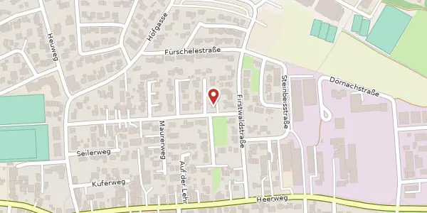 Karte der Umgebung von Färberstraße 27, 72116 Mössingen