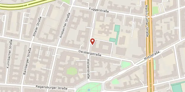 Karte der Umgebung von Welserstraße 14, 10777 Berlin