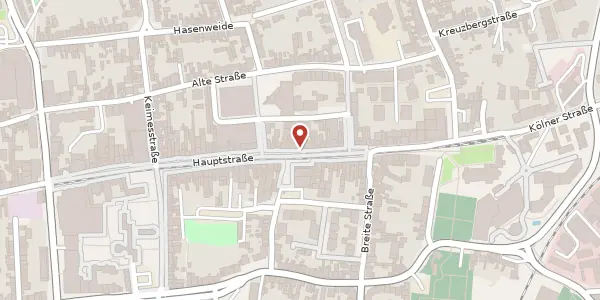 Karte der Umgebung von Hauptstr. 49, 50226 Frechen