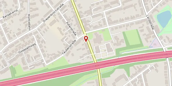 Karte der Umgebung von Horster Str. 144, 45968 Gladbeck