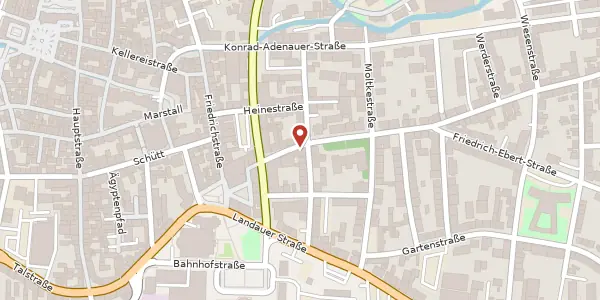 Karte der Umgebung von Hindenburgstraße 12, 67433 Neustadt