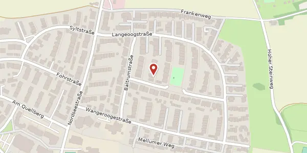 Karte der Umgebung von Spiekeroogstr. 9, 45665 Recklinghausen