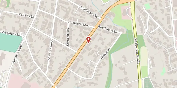 Karte der Umgebung von Kirchhellener Allee 57, 46282 Dorsten