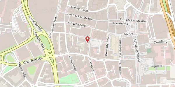 Karte der Umgebung von III. Hagen 39, 45127 Essen