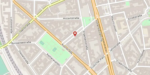 Karte der Umgebung von Beethovenstr. 23, 50674 Köln