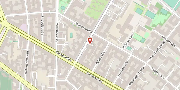 Karte der Umgebung von Pannierstraße 8, 12047 Berlin