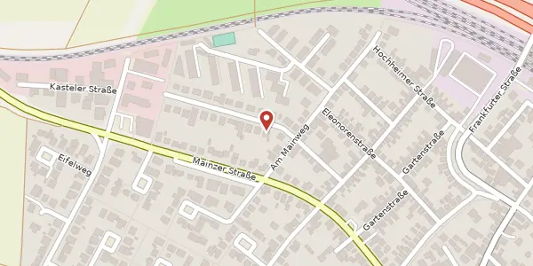 Karte der Umgebung von Gustavsburger Str. 4, 65474 Bischofsheim