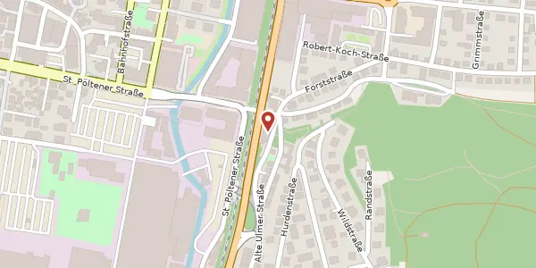 Karte der Umgebung von Alte-Ulmer-Straße 2, 89522 Heidenheim