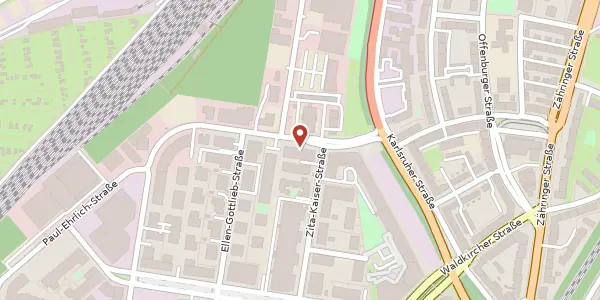 Karte der Umgebung von Ingeborg-Krummer-Schroth-Straße 30, 79106 Freiburg im Breisgau