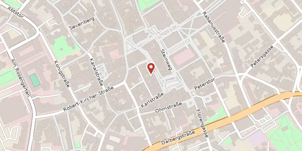 Karte der Umgebung von Marktstr. 18, 36037 Fulda