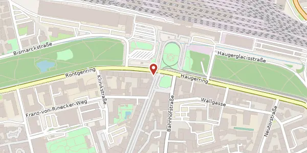 Karte der Umgebung von Kaiserstr. 33, 97070 Würzburg