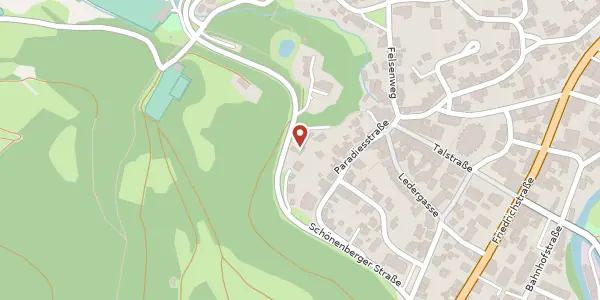 Karte der Umgebung von Schönenbergerstraße 6, 79677 Schönau