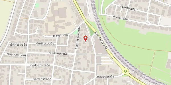 Karte der Umgebung von Bissinger Straße 21, 71732 Tamm