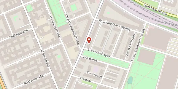 Karte der Umgebung von Thaerstraße 28, 10249 Berlin