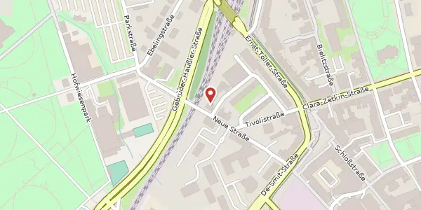 Karte der Umgebung von Neue Straße 14, 07545 Gera