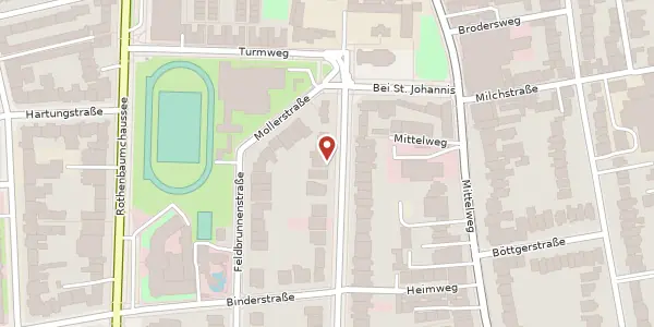 Karte der Umgebung von Heimhuder Straße 79, 20148 Hamburg
