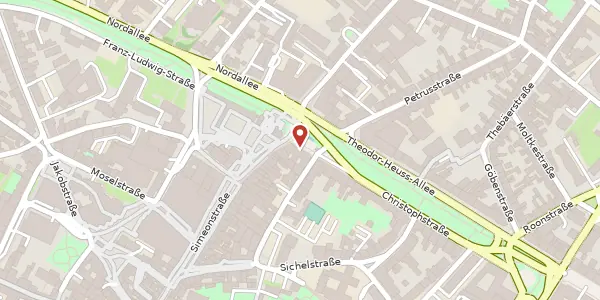 Karte der Umgebung von Porta-Nigra-Platz 7, 54292 Trier