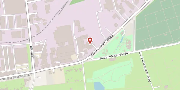Karte der Umgebung von Badenstedter Straße 54, 30453 Hannover