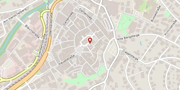 Karte der Umgebung von Kirchplatz 6, 74822 Mosbach