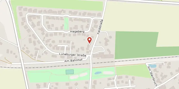 Karte der Umgebung von Feldstraße 7, 21403 Wendisch Evern