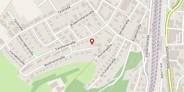 Karte der Umgebung von Anweilstraße 11, 72336 Balingen