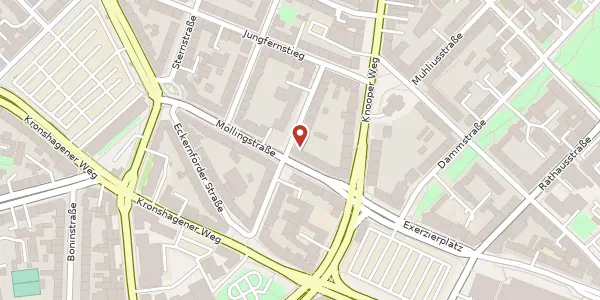 Karte der Umgebung von Stiftstraße 13, 24103 Kiel