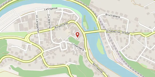 Karte der Umgebung von Schloßplatz 2, 65594 Runkel
