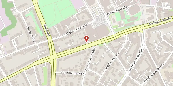 Karte der Umgebung von Holsterhauserstr. 347, 44625 Herne
