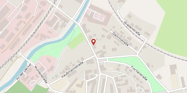 Karte der Umgebung von Bahnhofstraße 5, 17309 Pasewalk