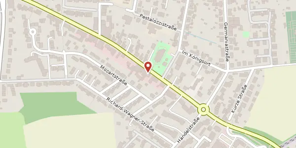 Karte der Umgebung von Robert-Koch-Str. 58, 59174 Kamen