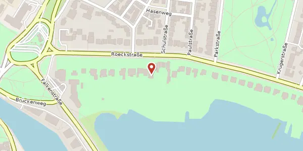 Karte der Umgebung von Roeckstraße 14b, 23568 Lübeck