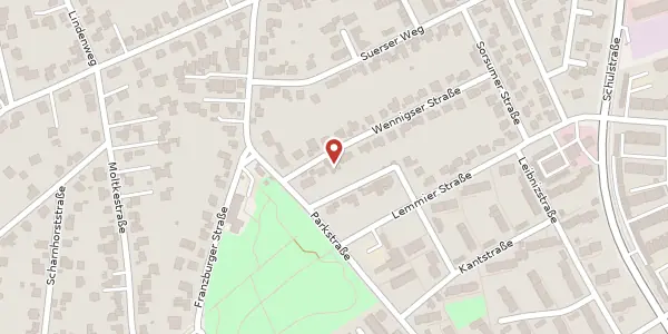 Karte der Umgebung von Wennigser Straße 4, 30989 Gehrden