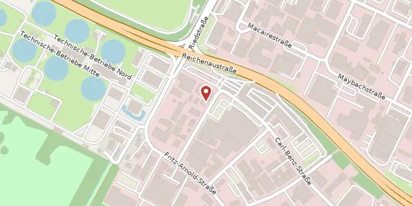 Karte der Umgebung von August-Borsig-Straße 2A, 78467 Konstanz