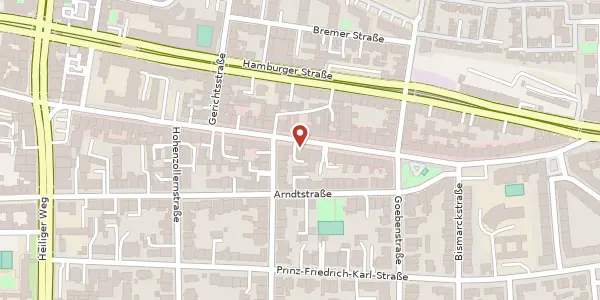 Karte der Umgebung von Kaiserstr. 59, 44135 Dortmund