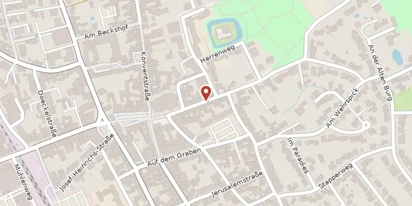 Karte der Umgebung von Rektoratsstr. 18, 47839 Krefeld