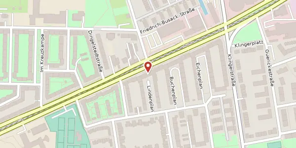 Karte der Umgebung von Podbielskistraße 268, 30655 Hannover